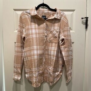 Gap Relaxed Fit Jodie Plaid Flannel Shirt (Various sizes)